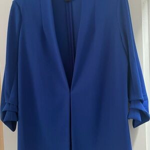 NYCC Royal Blue Open-Front Jacket